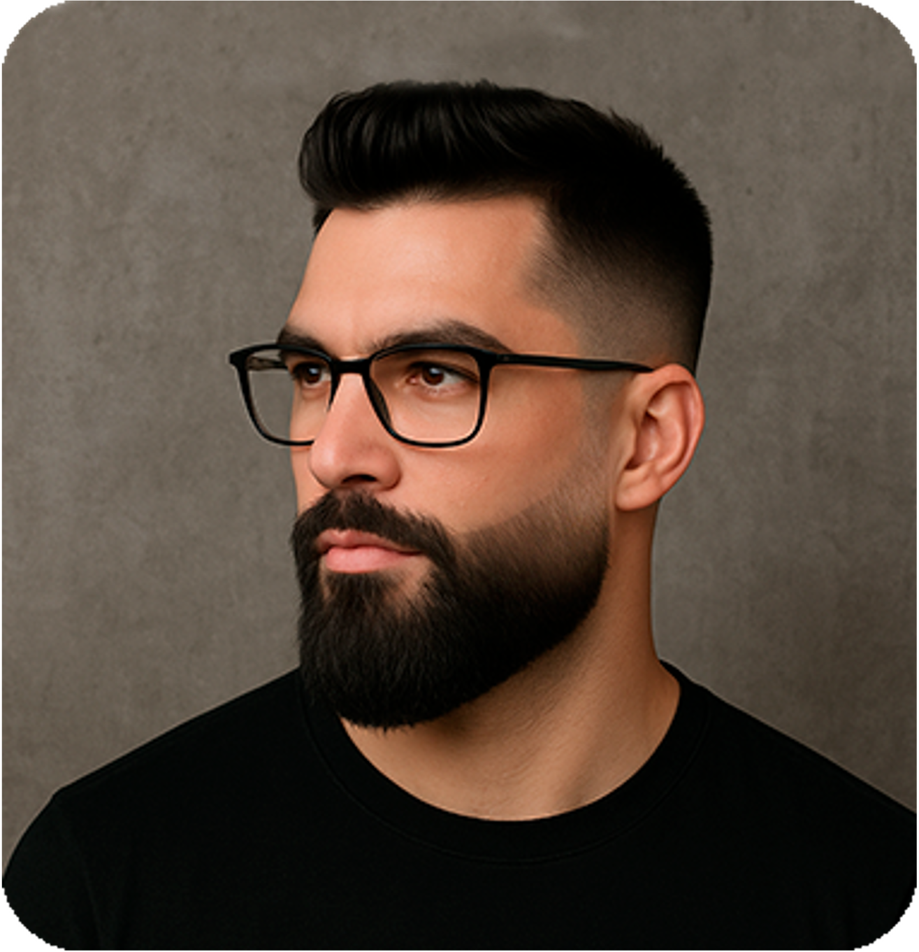 barba com degradê — catálogo A Barbearia Express